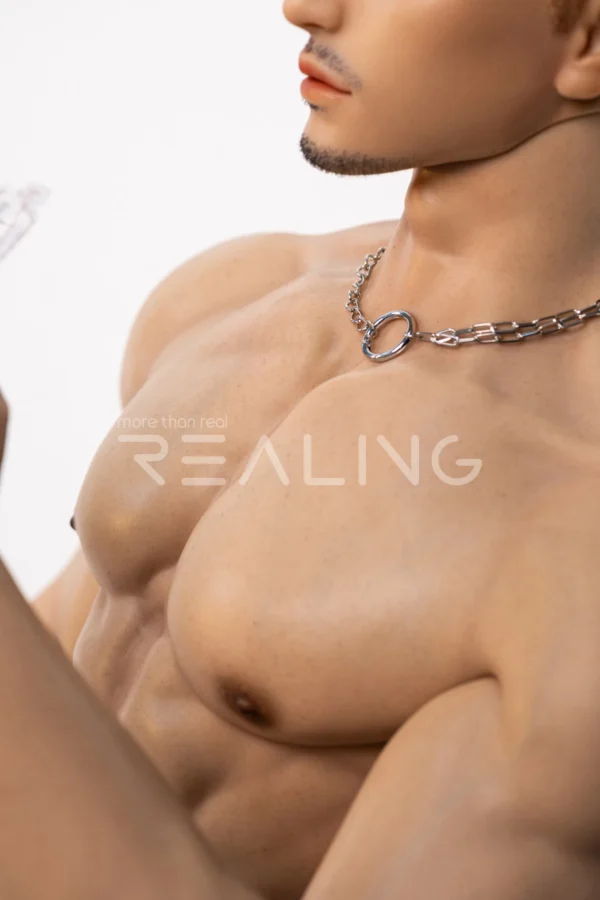 MALE SEX DOLLS - REALING198 180cm (5'11") Male Sex Doll Jason – Blonde Bad Boy Gay Edition