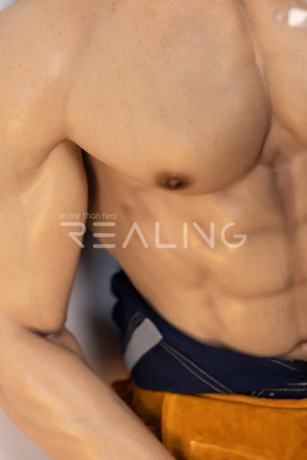 MALE SEX DOLLS - REALING199 180cm (5'11") Male Sex Doll Jason – Blonde Bad Boy Gay Edition