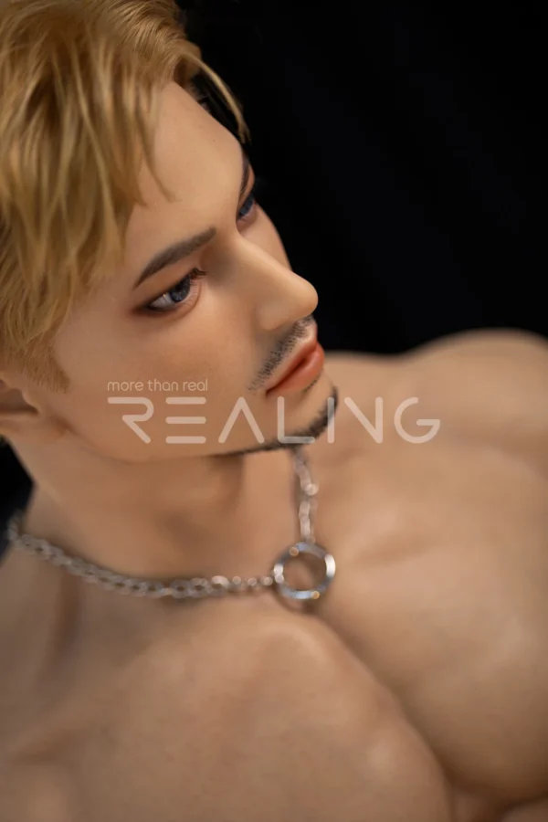 MALE SEX DOLLS - REALING207 180cm (5'11") Male Sex Doll Jason – Blonde Bad Boy Gay Edition
