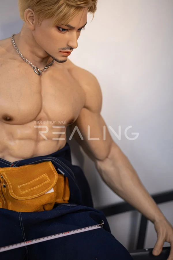 MALE SEX DOLLS - REALING211 180cm/5'11" Male Sex Doll Jason - Blonde Bad Boy | MenDolls