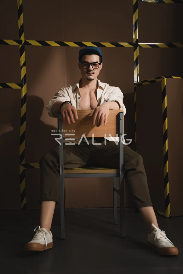 MALE SEX DOLLS - REALING37 180cm (5'11") Gay Sex Doll Ryder - AI Programmer | MenDolls