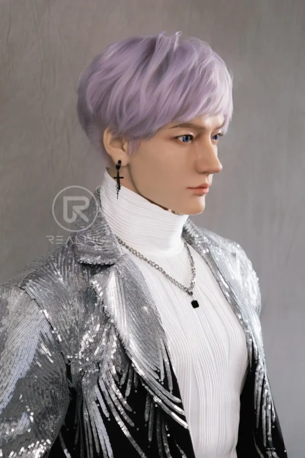 MALE SEX DOLLS - REALING398 180cm (5'11") Silicone Male Doll Rowan – Lifelike Gay Sexdoll