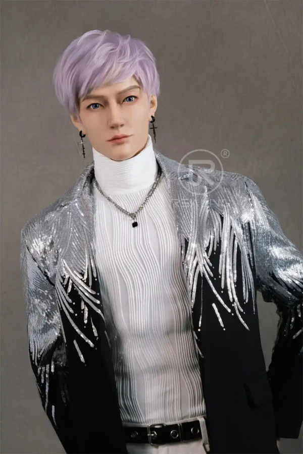 MALE SEX DOLLS - REALING399 180cm (5'11") Silicone Male Doll Rowan – Lifelike Gay Sexdoll