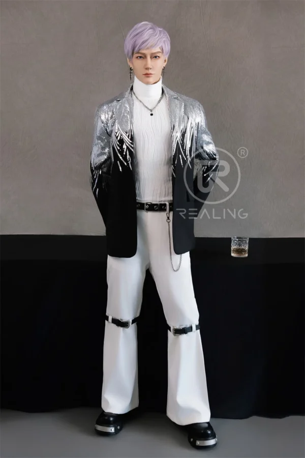 MALE SEX DOLLS - REALING400 180cm (5'11") Silicone Male Doll Rowan – Lifelike Gay Sexdoll