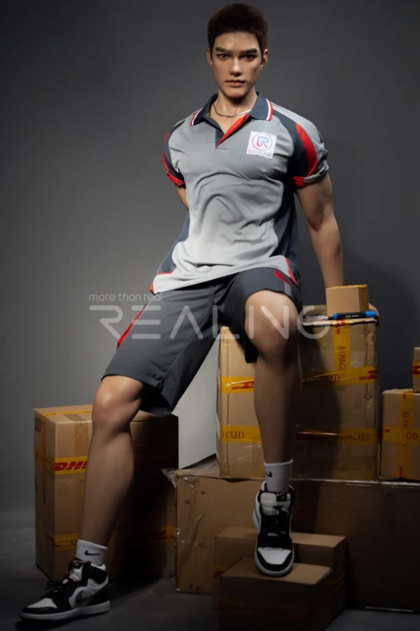 MALE SEX DOLLS - REALING911 Zack — The Delivery Courier: 185cm / 6'1" Roleplay Silicone BDSM Male Doll