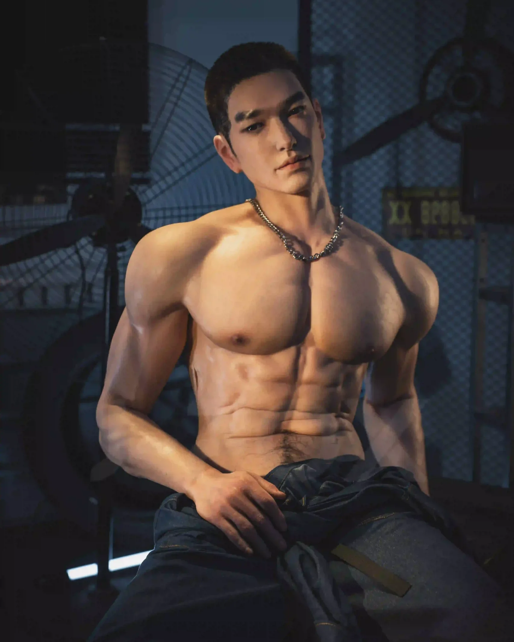 Wave 184cm (6’0.4″) Gay Male Sex Doll – Tall Muscular Silicone Male Doll
