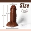 [US Stock] Huge Gay Dildo 38.5cm 15.16 Inch Deep Anal Dildo Gay Men | Extended Pleasure Toy