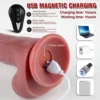 dildo43 Compact Gay Dildo Vibrator 20.5cm 8.07 Inch - Beginner Friendly Anal Dildo Gay | Starter Pleasure Toy – product image 2