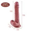 [US Stock] Compact Gay Dildo Vibrator 20.5cm 8.07 Inch - Beginner Friendly Anal Dildo Gay | Starter Pleasure Toy