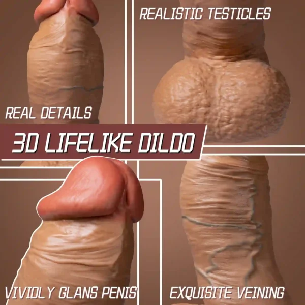 dildo77 32cm Gay Dildo 12.60 Inch - Versatile Anal Dildo Gay Men | Consistent Pleasure Toy – product image 5